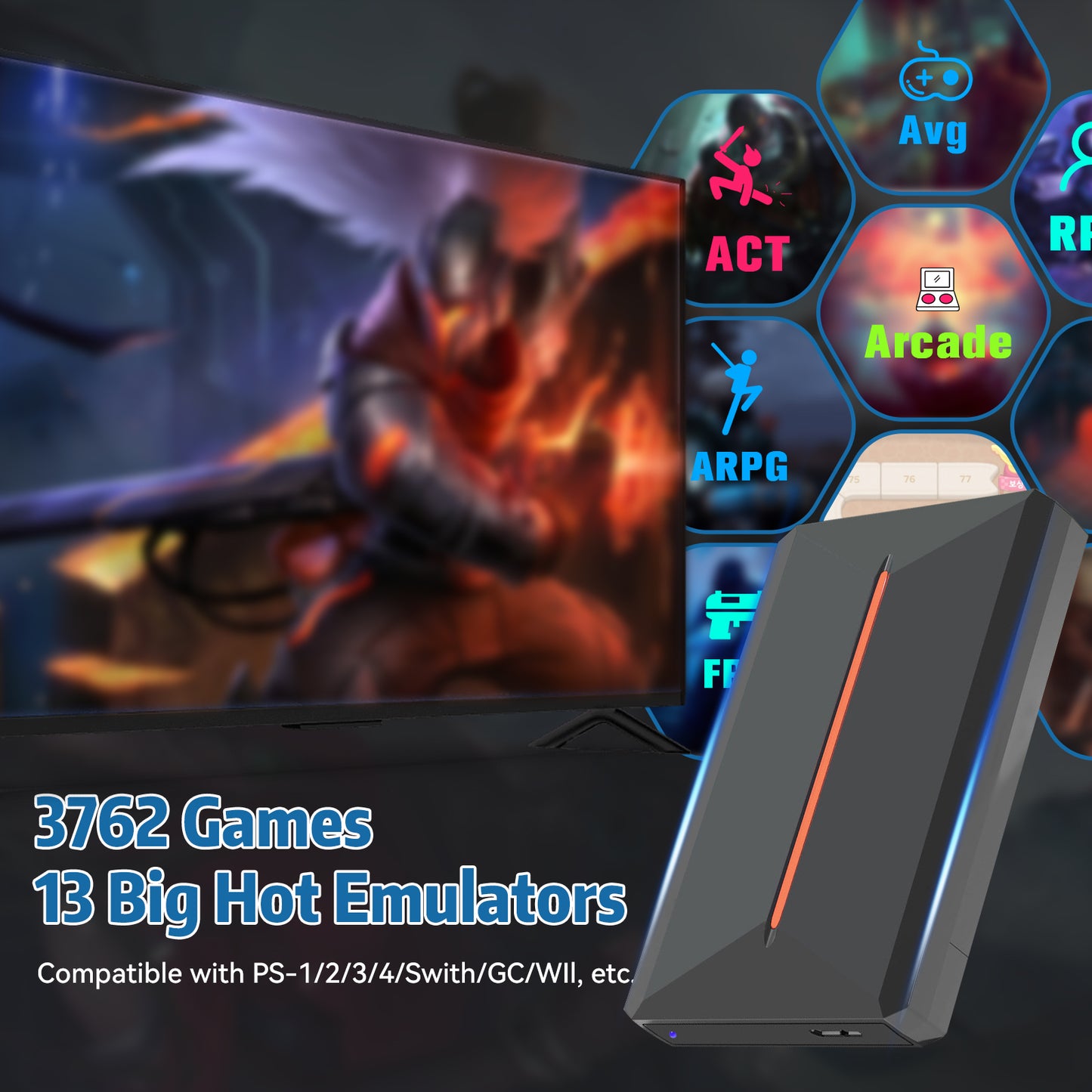 500G Game HDD with Launchbox System