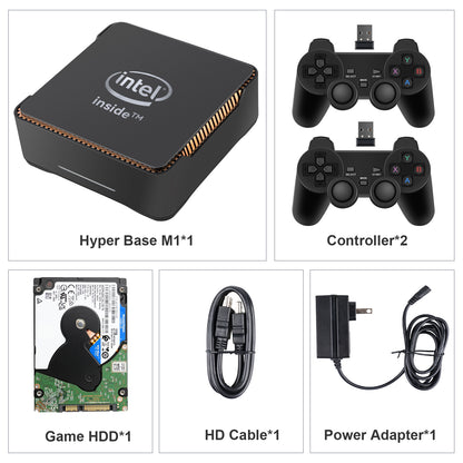 Hyper Base M1 Mini PC Retro Game Console with 52247 Video Games