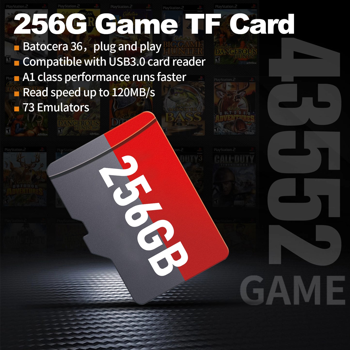 256G/512G Game Card for Steam Deck/Win 600, Rich Retro Games