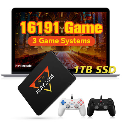 Retro Game Console SSD 1TB Playzone with 16191 Video Games