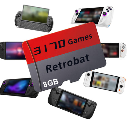 8GB Game Card Compatibility with ROG Ally/OneXPlayer/AYANEO NEXT, Retrobat Game System