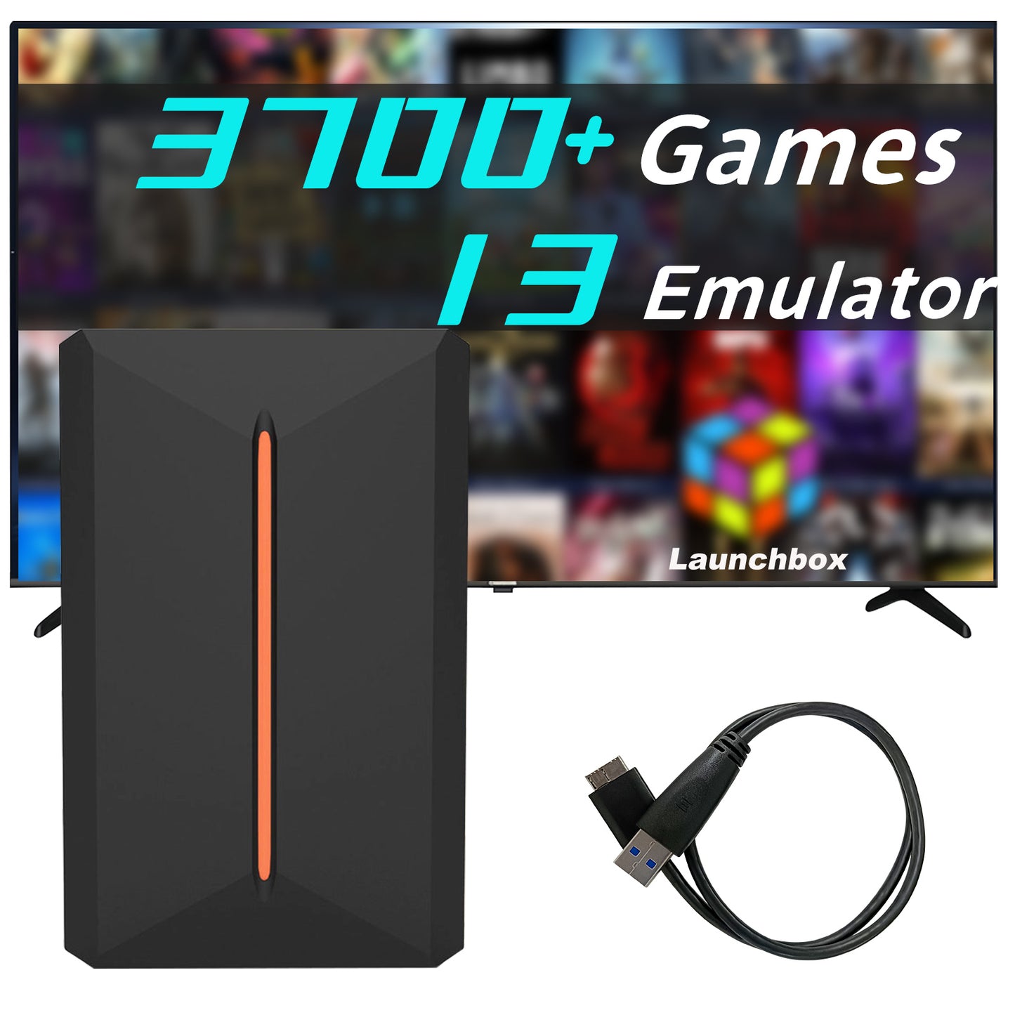 500G Game HDD with Launchbox System