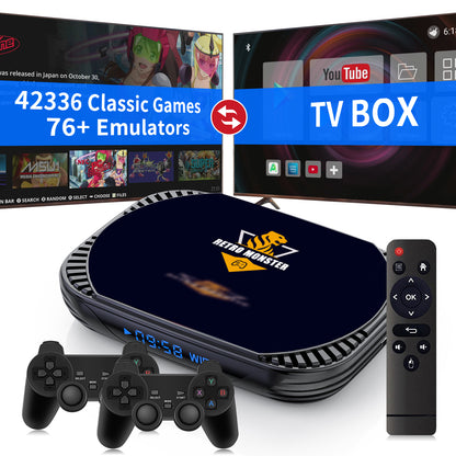 Hyper Base Retro Monster TV Box, S905X4 Chip, Plug and Play